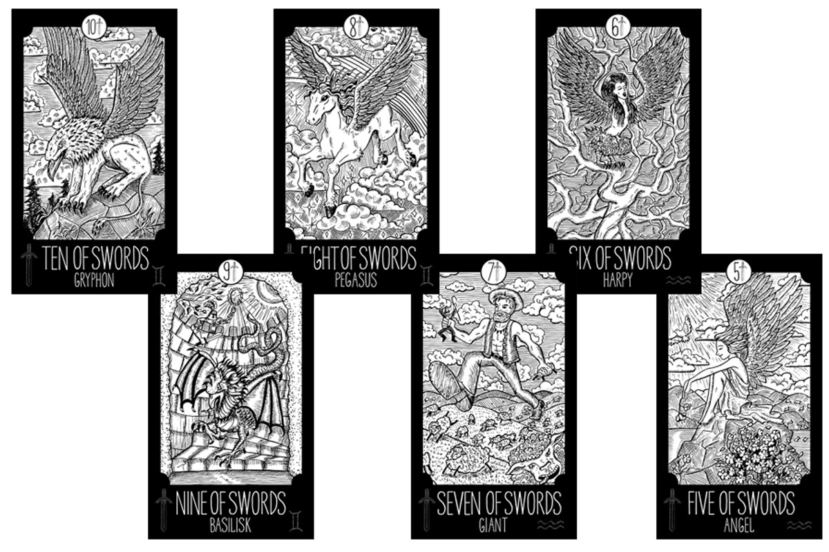 Fantasy Tarot cards, a Decorative Illustration by Samiramay (Photo 12 of 15)