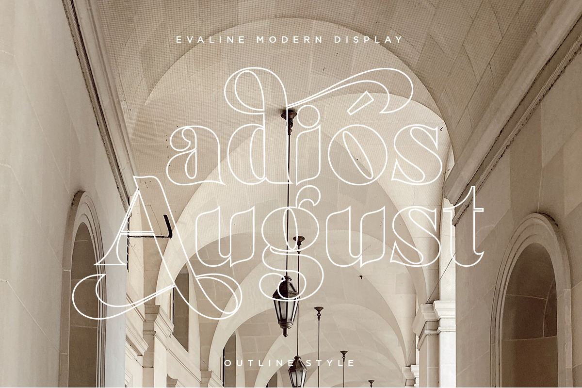 Evaline, a Sans Serif Font by Say Studio (Photo 12 of 17)