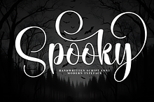Spooky | Script Font