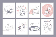 Christmas Bundle Cute Illustrations, a Seasonal Illustration by sceptical cactus (Thumbnail 45 of 62)