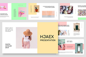 Hjaex : Pastel Catalog Google Slides, a Presentation Template by Punkl Camp