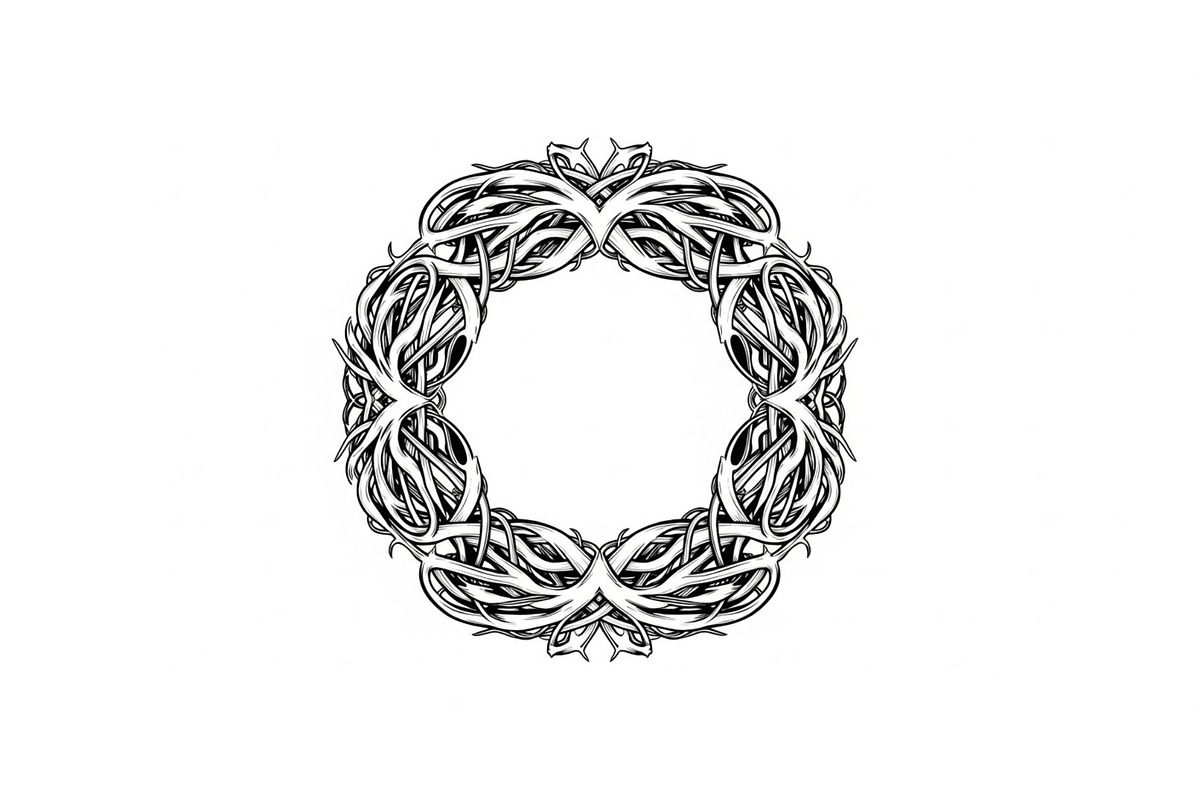 Hand Drawn Wreath Frame Bundle, an Illustration by yasushie (Photo 17 of 51)