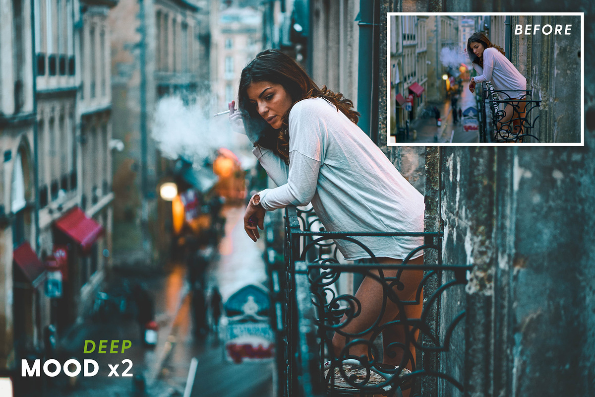 Deep Mood - Actions and Presets, an Action Add-On by Hydrozi Presets (Photo 3 of 29)