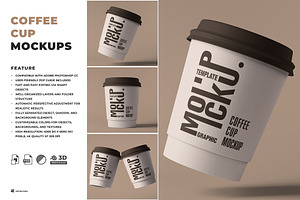 Coffee Cup Mockup, a Cups & Container Mockup by Artnivora.Std