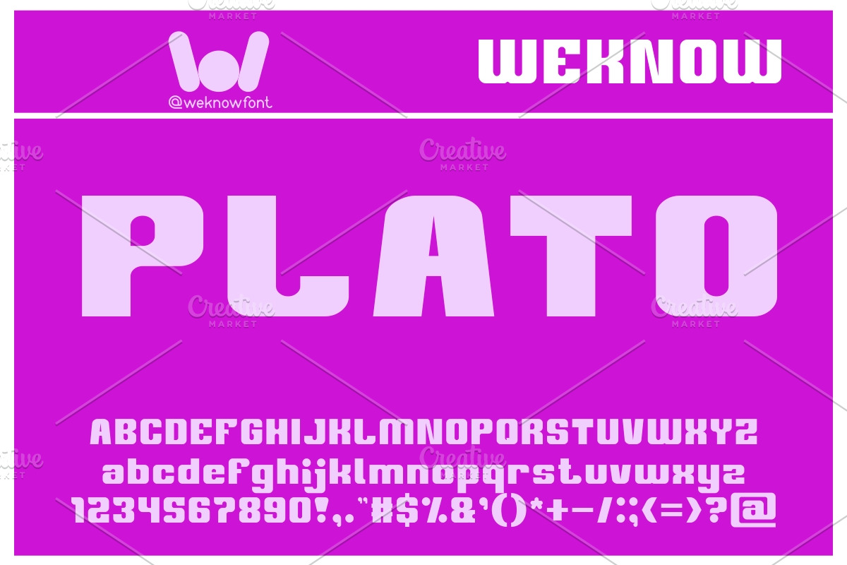 Philosophy font, a Sans Serif Font by weknow (Photo 5 of 5)