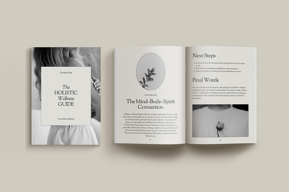 Holistic Coach Ebook - Canva, a Magazine Template by Willoe Studio (Photo 10 of 10)