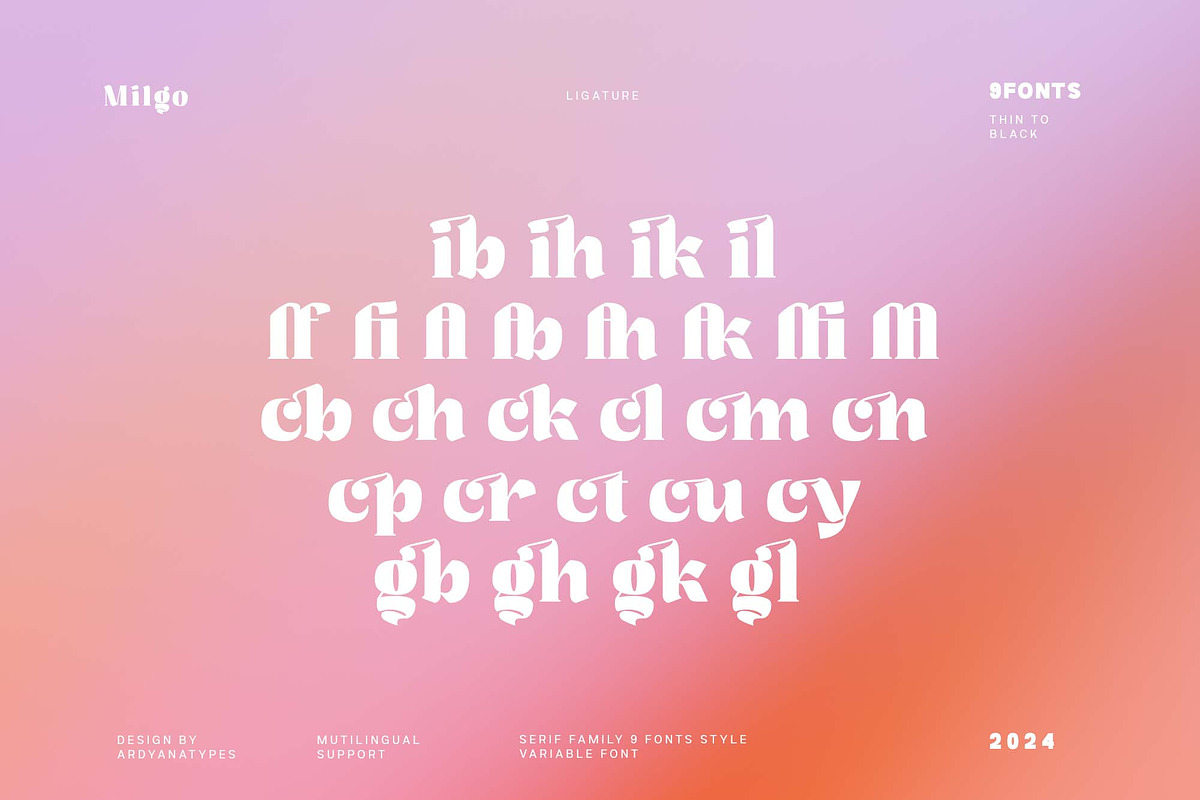 Milgo, a Serif Font by Ardyanatypes (Photo 9 of 12)
