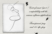 One line, a Person Illustration by Vinegret -Shop (Thumbnail 2 of 8)