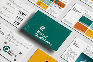 Brand Guidelines3 Brochure, a Brochure Template by yanindesign