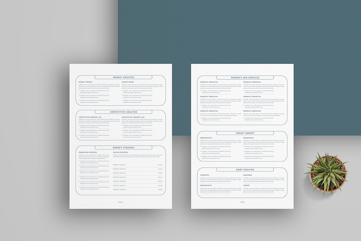 Marketing Plan | MS Word & Indesign, a Stationery Template by obayes (Photo 2 of 6)