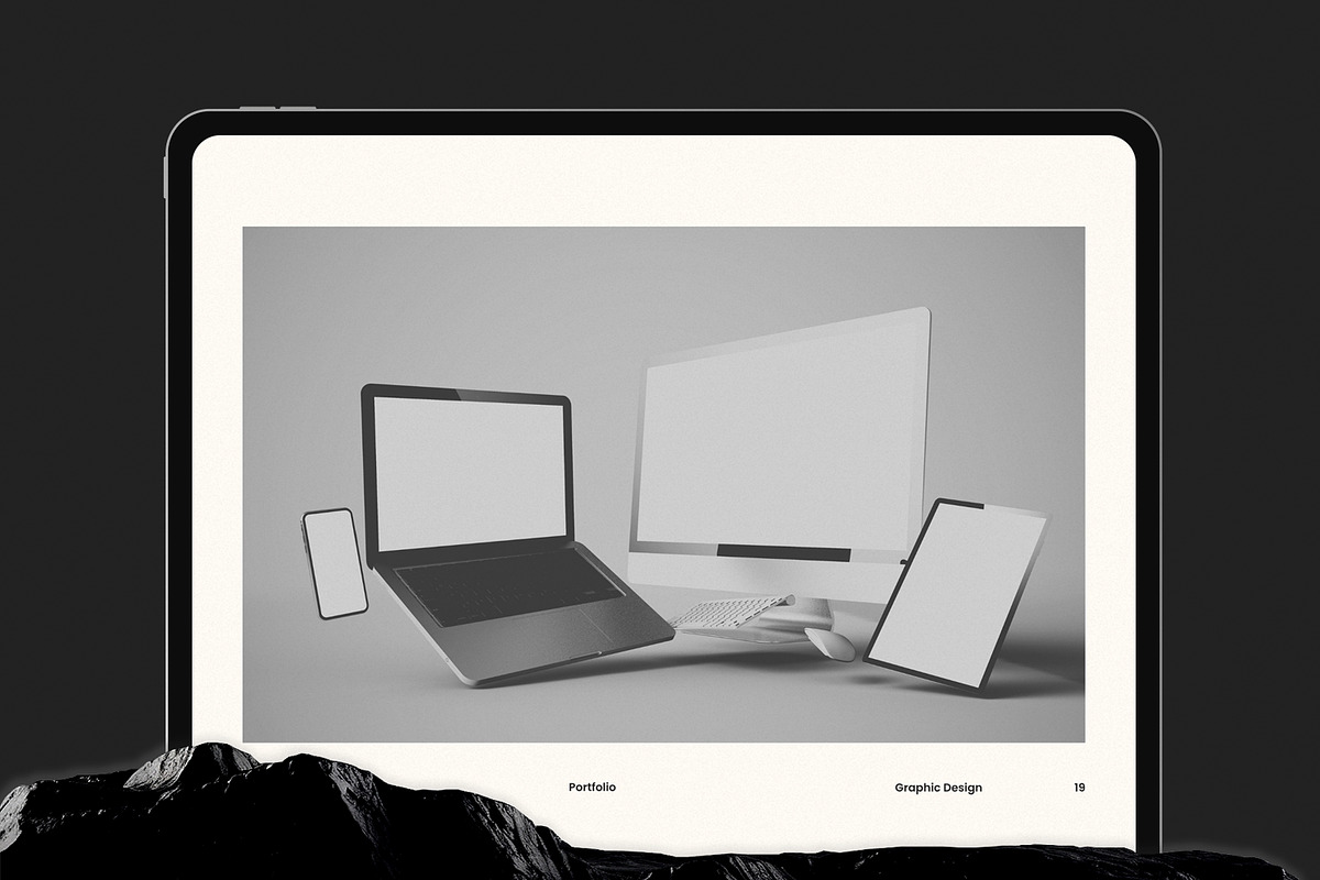 Graphic Design Portfolio Template, a Brochure Template by Studio Monova (Photo 3 of 12)