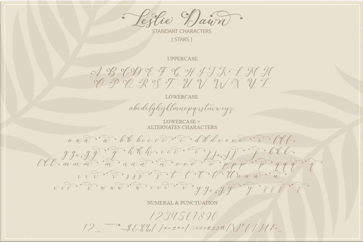 Leslie Dawn, a Script Font by Graphix Line Studio (Photo 9 of 10)