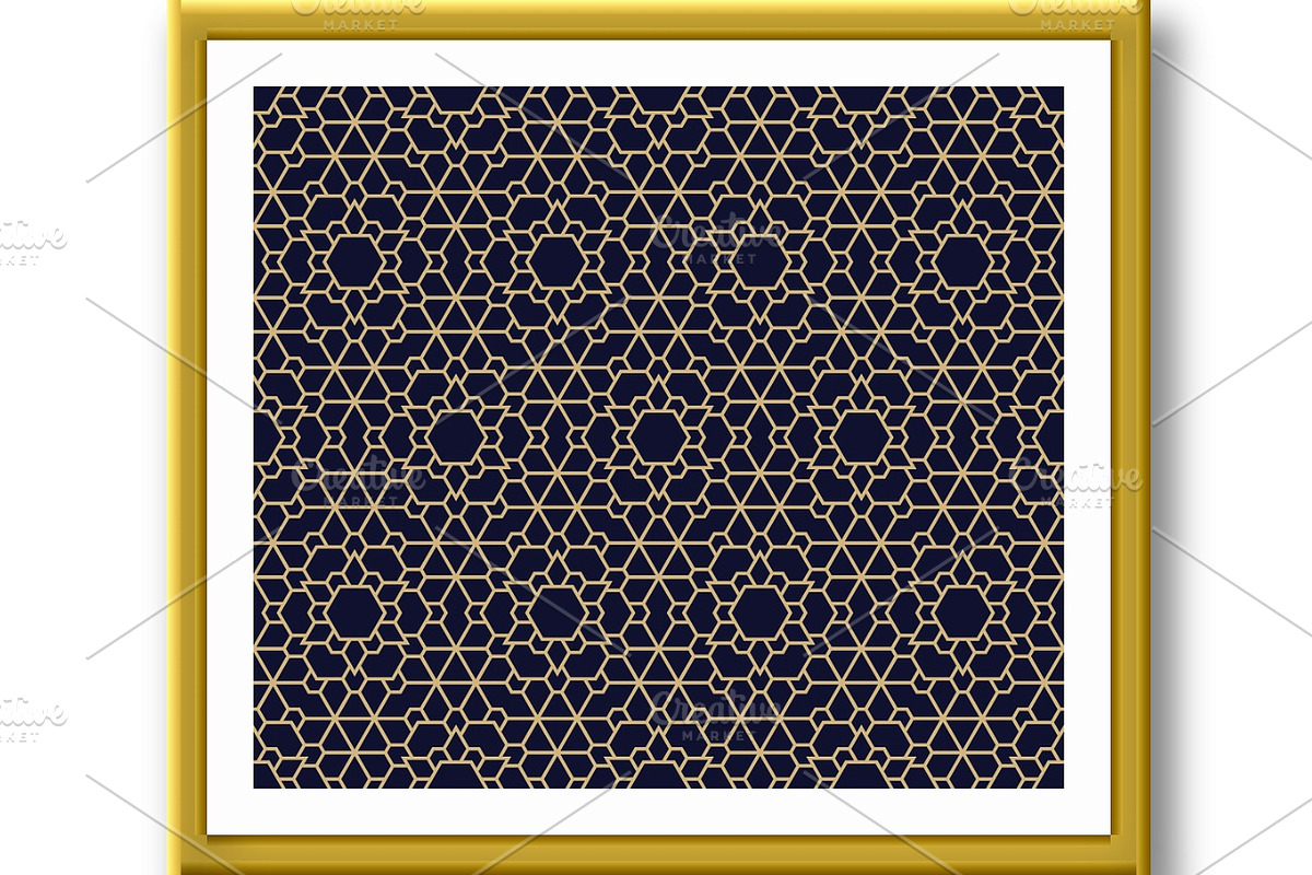 Abstract geometry pattern in Arabian, a Texture Graphic by RODINA (Photo 2 of 3)