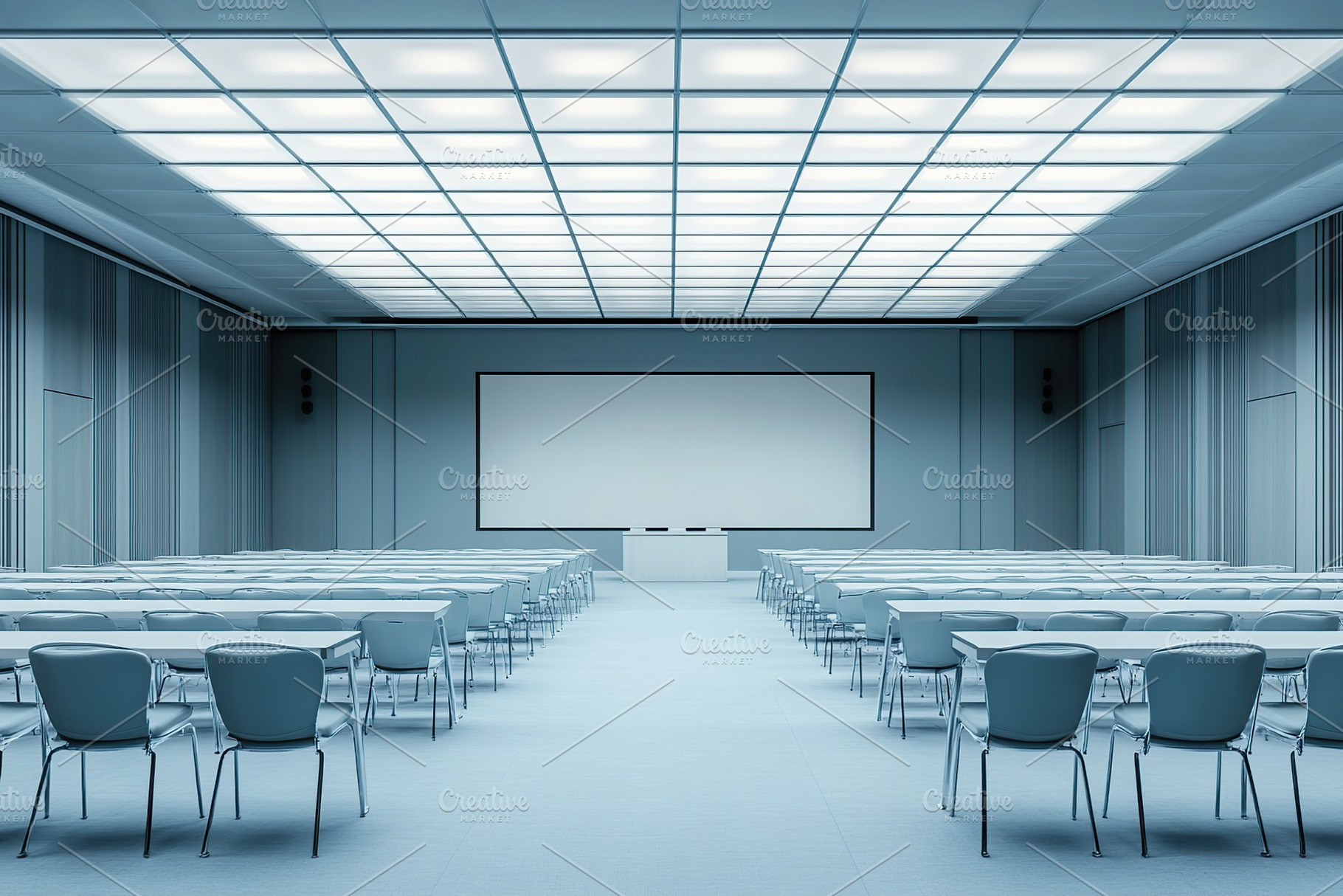 Conference room in modern business office, an Architecture Photo by AlyaAnd