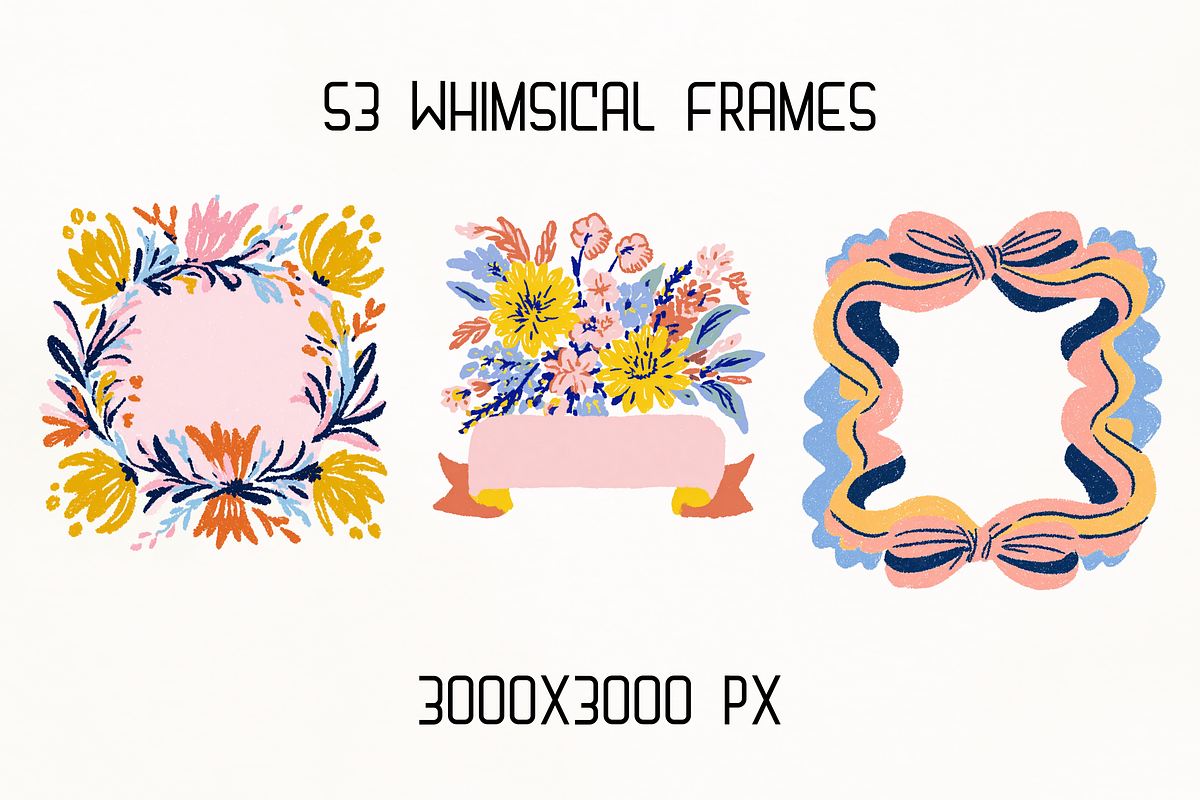 Whimsy Pastoral Spring & Easter Set, a Decorative Illustration by GiraffeCreative (Photo 8 of 21)