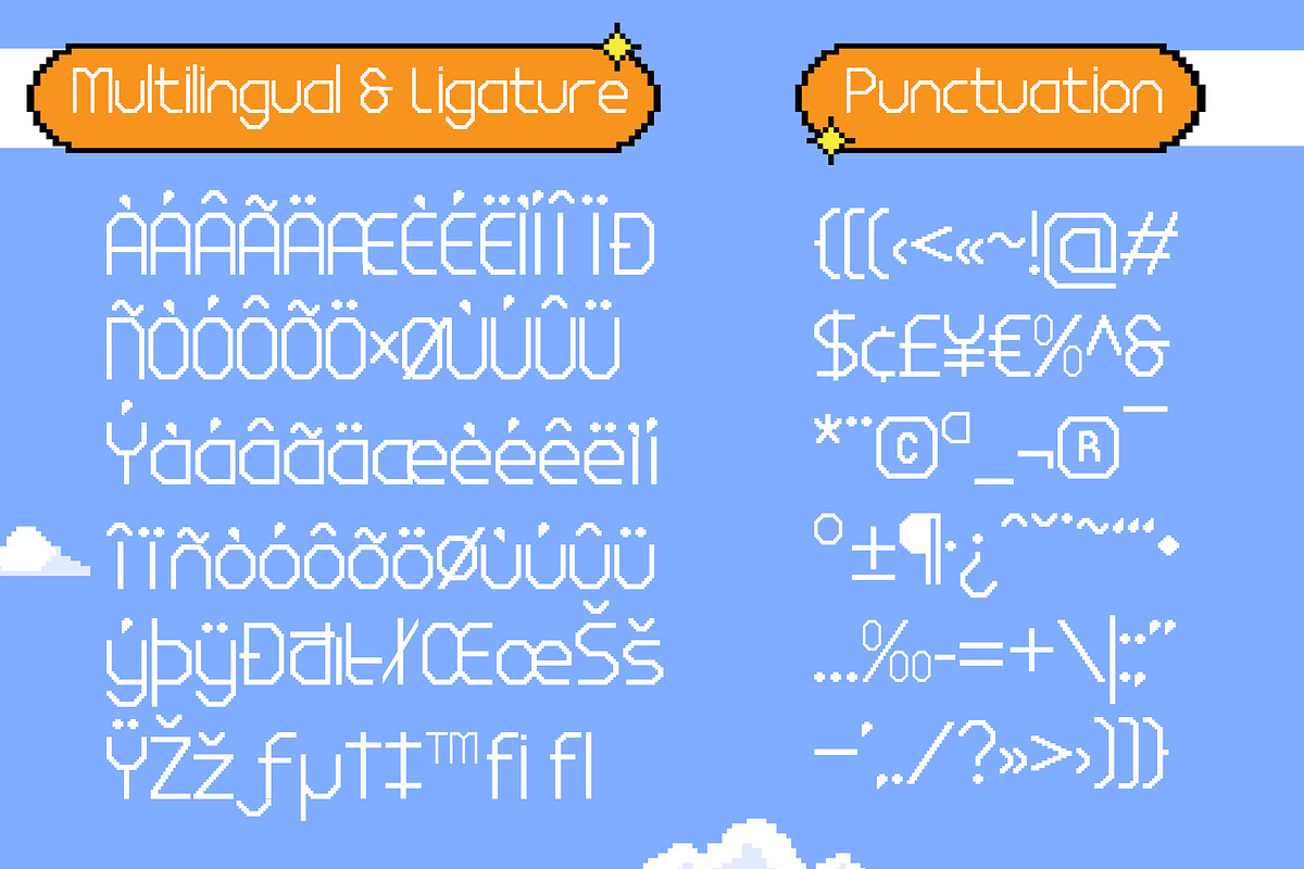 Arrivo Sans Pixel - 8Bit Font, a Sans Serif Font by CuratedType Studio (Photo 3 of 9)