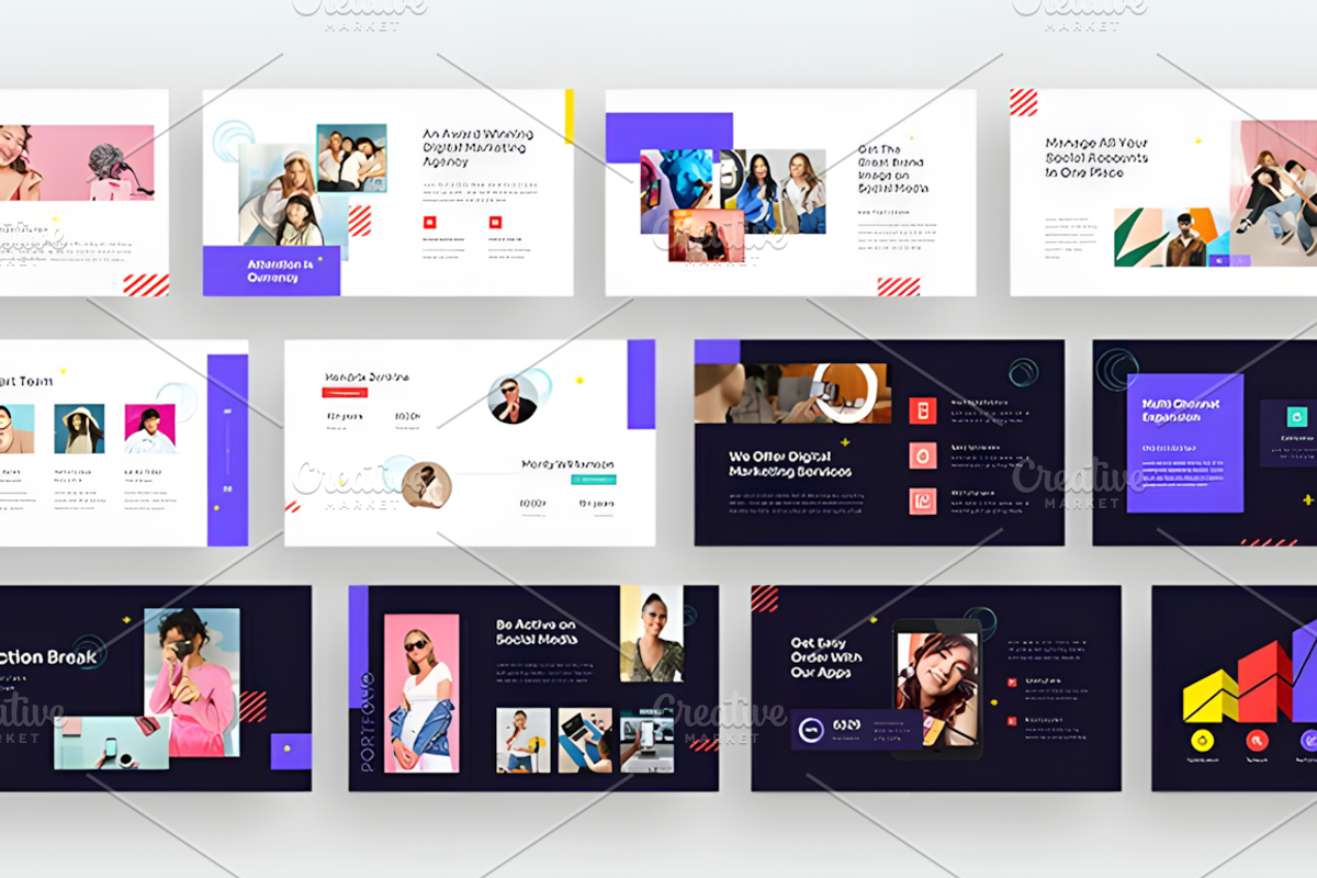 Influencer & Content Creator PowerPo, a Social Media Template by Ink Gallery (Photo 3 of 5)