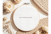 Close-Up Embroidery Hoop Mockup, a Product Mockup by TatiMockup (Thumbnail 2 of 4)