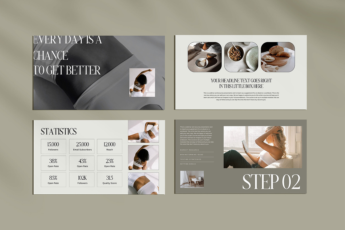 Wellness Coach Canva Slide Deck, a Presentation Template by Amaré Creative (Photo 2 of 6)