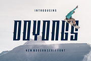 Doyongs Font, a Serif Font by albert_kalingga (Thumbnail 1 of 5)