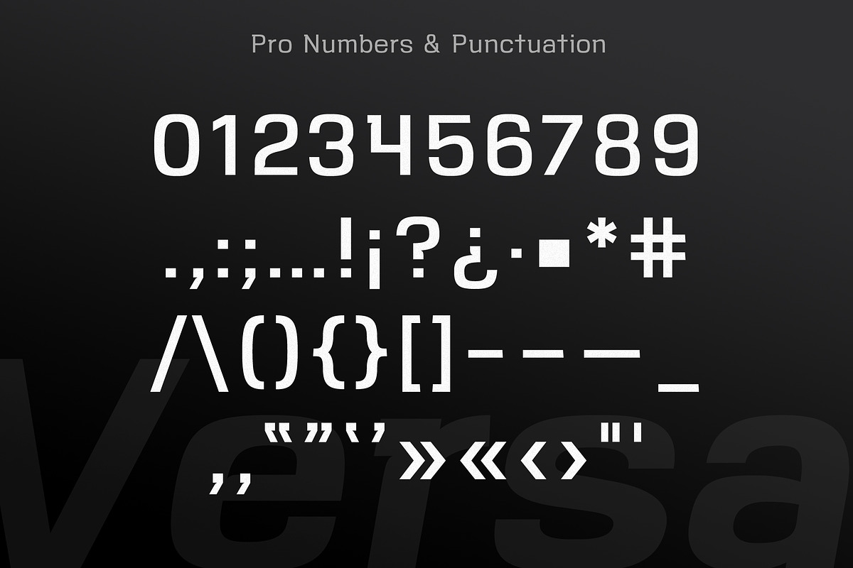 VersaBlock Pro Font + Extras, a Sans Serif Font by Parker Creative (Photo 12 of 13)