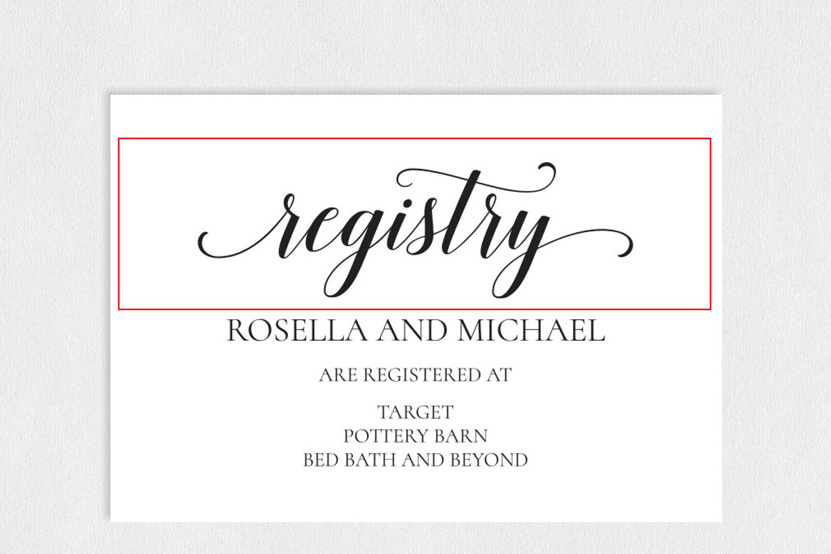 Registry Cards Editable SHR458, an Invitation Template by Shafura_Wedding (Photo 5 of 5)