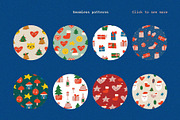 Retro Christmas and New Year, a Texture Illustration by Felizabeth Design (Thumbnail 10 of 13)