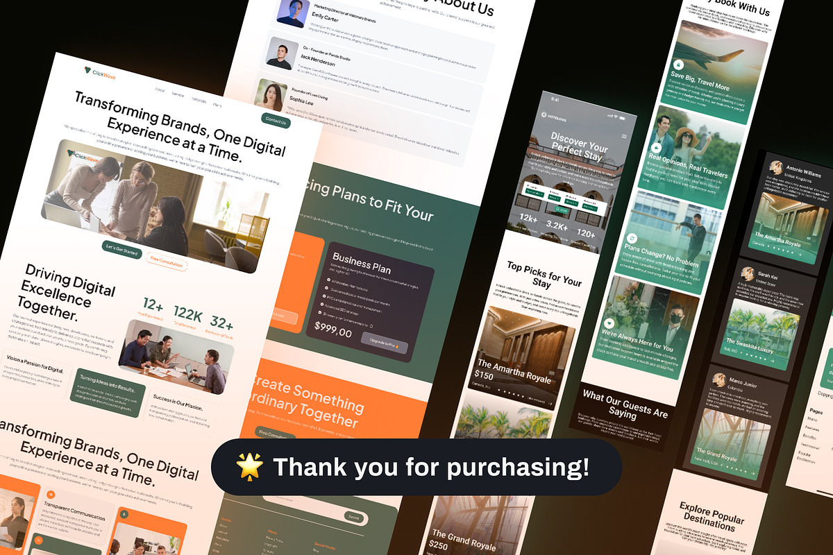 Digital Agency Landing Page preview 8