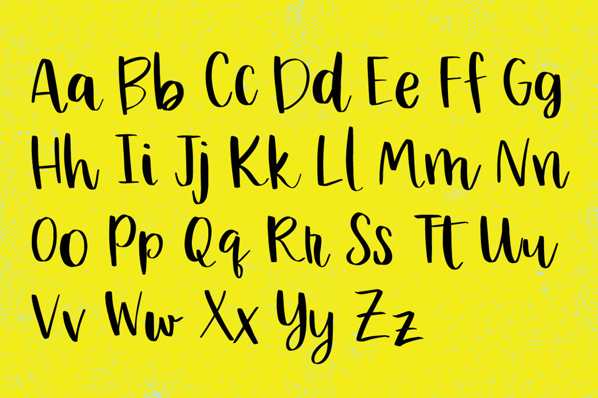 Lepota | Handwritten font preview 5