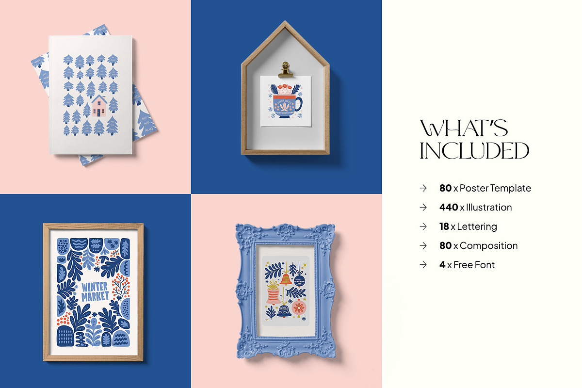 Modern Winter 2 | Wall Art Creator, an Object Graphic by Leleka.Store (Photo 3 of 17)