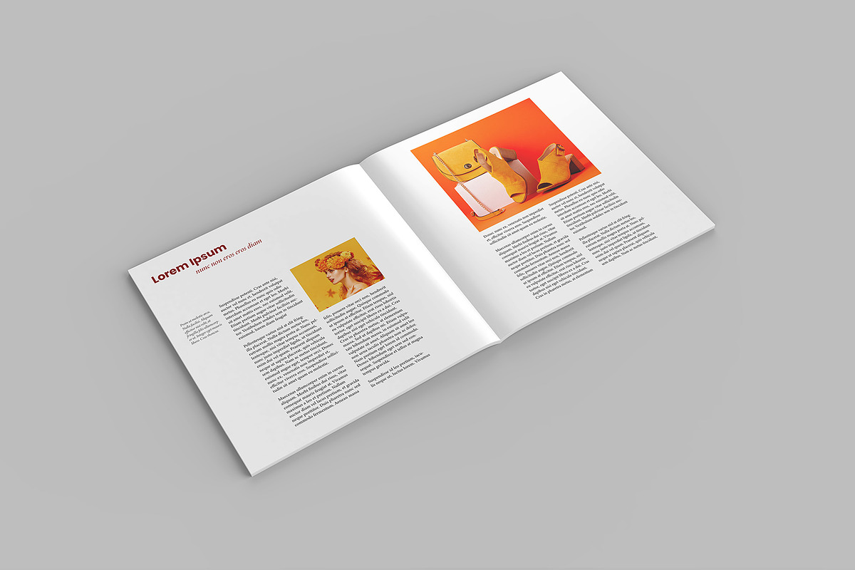 Square Catalog / Magazine Mockup, a Books & Magazine Mockup by Illusiongraphic (Photo 12 of 22)