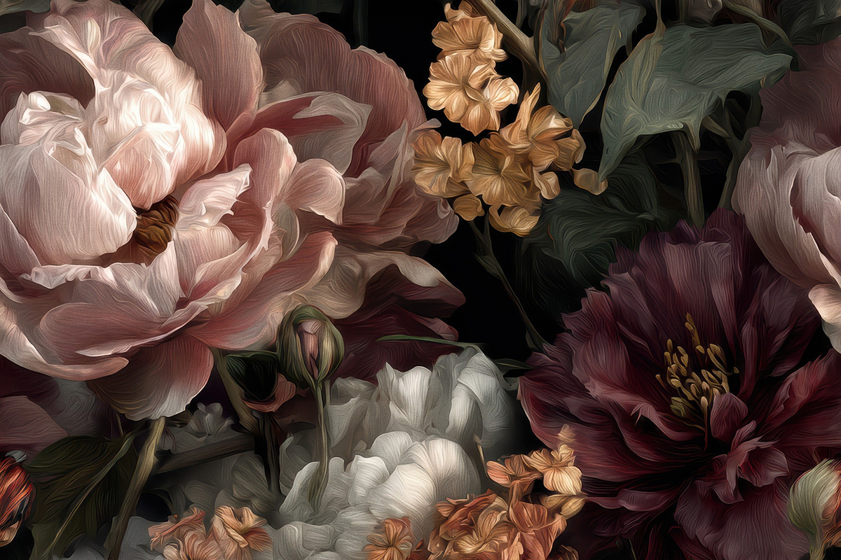 Vintage Floral Seamless Pattern, a Pattern Graphic by Virgo Studio