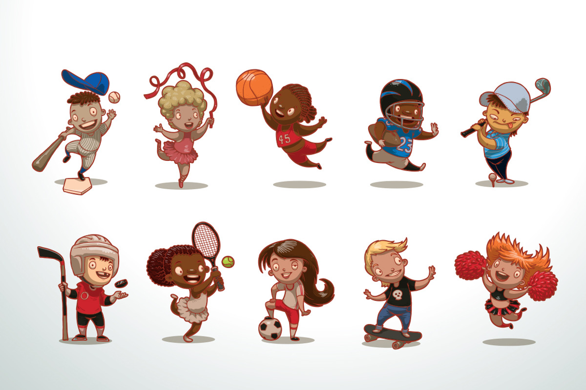 Kids & Sport, an Education Illustration by IvanNikulin (Photo 2 of 2)