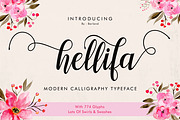 Hellifa Script, a Script Font by Barland Design (Thumbnail 1 of 7)