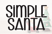 Simple Santa | Script Font