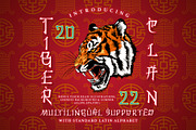 Tiger Clan, a Symbol Font by Burntilldead (Thumbnail 2 of 11)