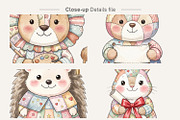 Graduation Patchwork Animals, an Illustration by Artnoy (Thumbnail 4 of 8)
