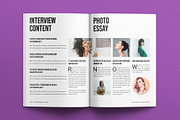 Modern Magazine Template, a Magazine Template by E-Type (Thumbnail 4 of 7)