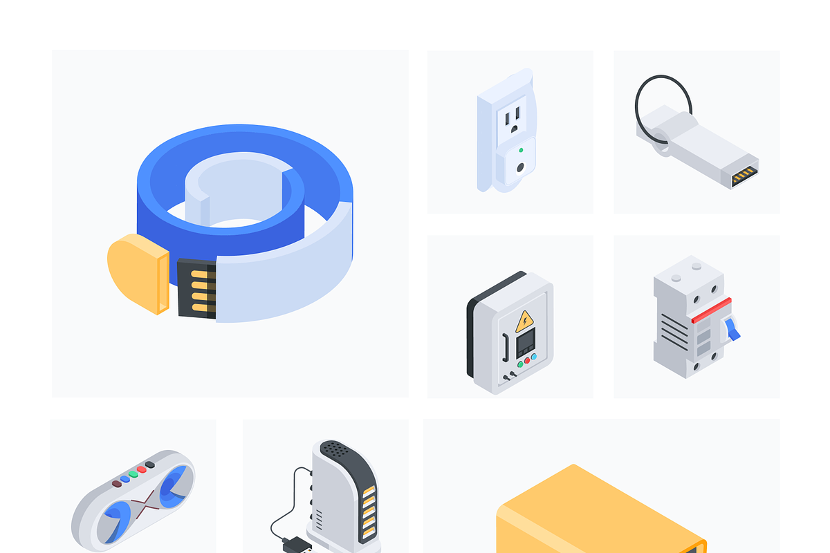 Devices Isometric Icons, a Duotone Icon by Vectors Market (Photo 10 of 16)