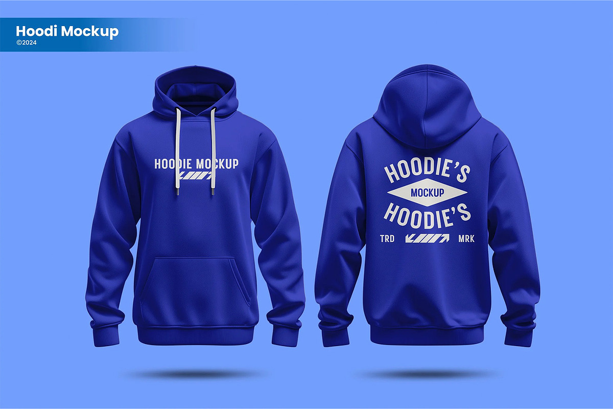 Front & Back Hoodie Mockup, a Hoody Mockup by SilverStudio778