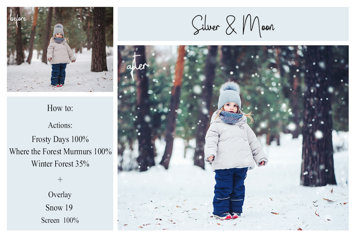 Winter Bundle: PS Actions + Overlays, an Action Add-On by LovePhotoMoment (Photo 3 of 24)