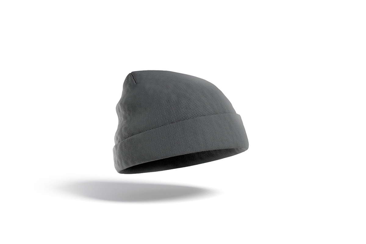Black Winter Beanie Hat 3D Model, an Object 3D Model by rebrandy (Photo 1 of 9)