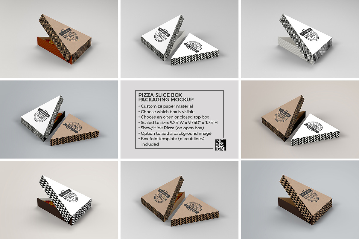 VOL.2 Food Box Packaging Mockups, a Packaging Mockup by INCDesign (Photo 20 of 21)
