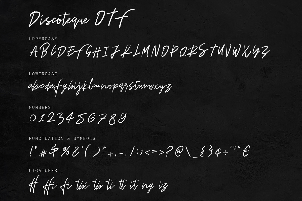 Discoteque Neon Font preview 4