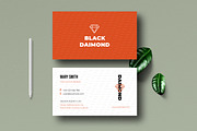 Modern Business Card Layout, a Business Card Template by MightyDesign (Thumbnail 1 of 6)