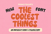 THE COOLEST THINGS - FUNKY FONT, a Handwritten Font by Maria Feliz Fonts (Thumbnail 1 of 10)