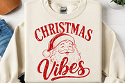 Vintage Santa Christmas Vibes PNG, a Seasonal Illustration by Canvas Craft (Thumbnail 2 of 6)