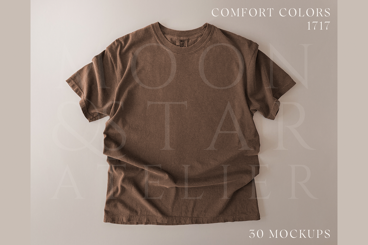 Comfort Colors 1717 Bundle, a Shirt Mockup by Moon and Star Atelier (Photo 4 of 6)