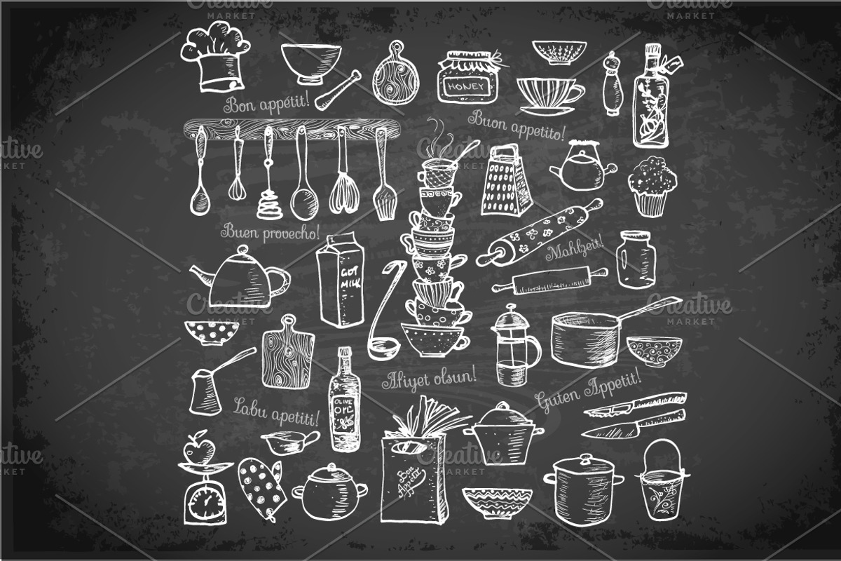 Kitchen doodles, a Food Illustration by Elina_Li (Photo 8 of 17)