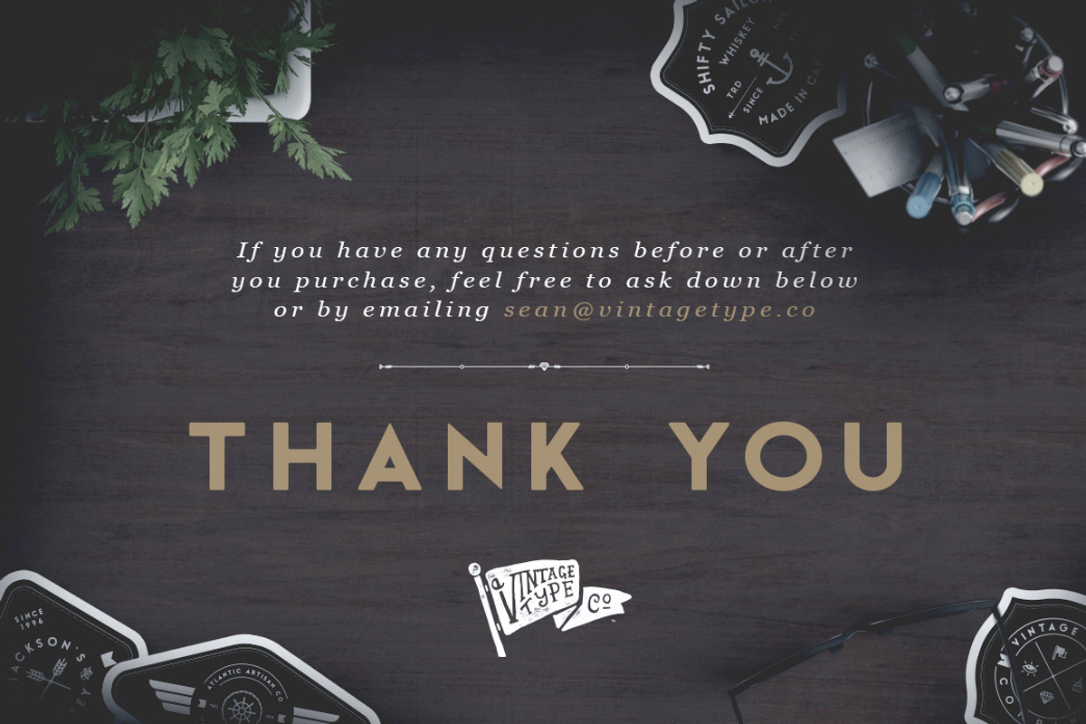 The Vintage Logo Kit, a Branding & Logo Template by Vintage Type Company (Photo 8 of 8)